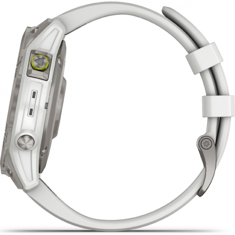Garmin Epix Gen 2 Sapphire 47mm White Titanium with Carrera White Band (010-02582-20)