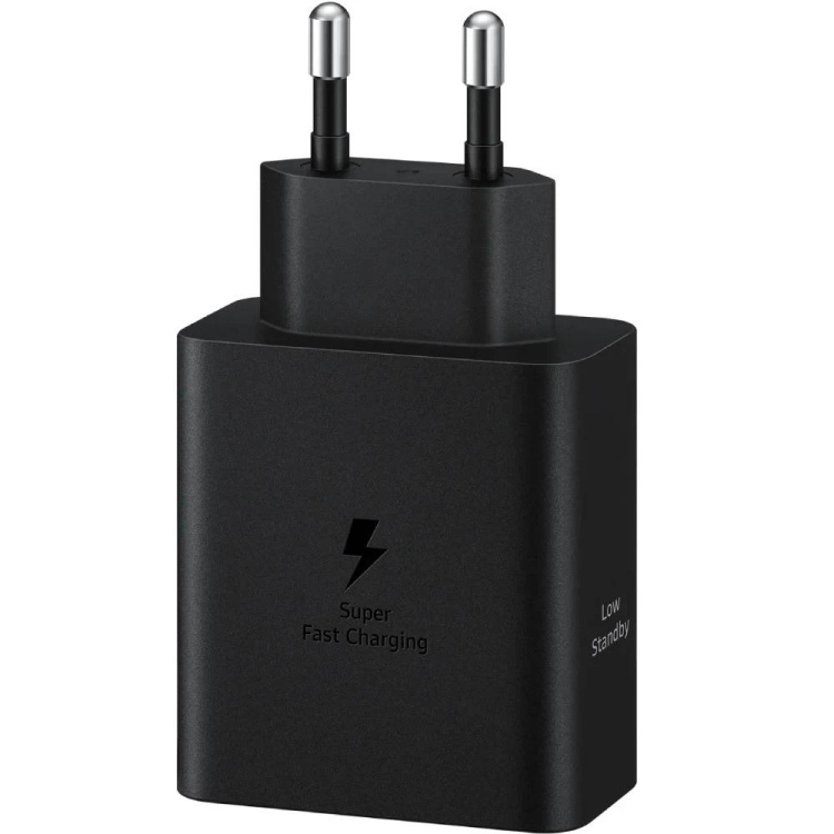 Блок живлення Samsung 50W 2xUSB-С (with Type-C cable), Black (EP-T5020XBEGEU)