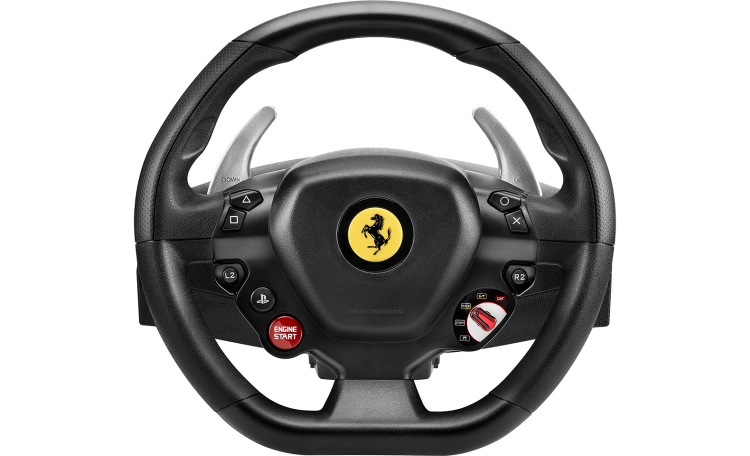 Комплект (руль, педали) Thrustmaster T80 Ferrari 488 GTB Edition PS5/PC (Black) (4160672)
