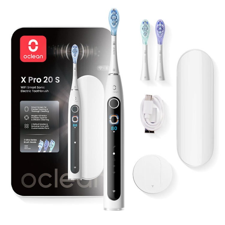 Зубная электрощетка Oclean X Pro 20 Set (White) (6970810556971)