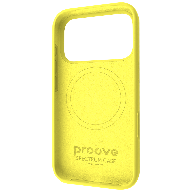 Чохол Proove Spectrum Case with Magnetic Ring iPhone 17 Pro Sun Yellow (PCSPIP17P040)