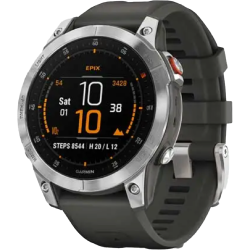 Garmin Epix (Gen 2) 47mm Slate Steel with Graphite Band (010-02582-00)