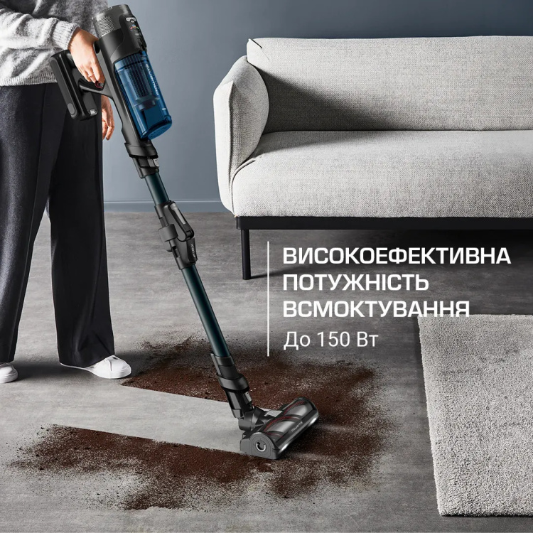 Акумуляторний пилосос Rowenta X-Force Flex 13.60 Animal Aqua (RH9AD1WO) (EU)