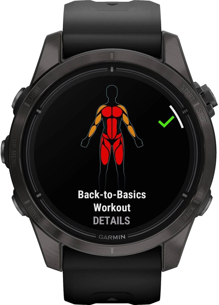 Garmin Epix Pro 2 Sapphire 42mm Carbon Gray DLC Titanium with Black Band (010-02802-14/15)