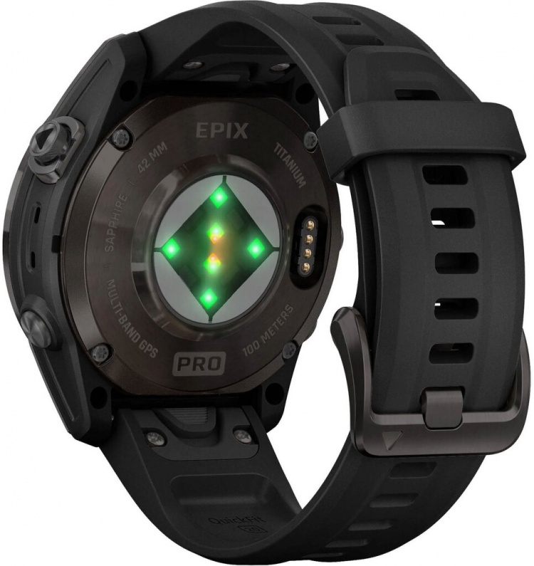 Garmin Epix Pro 2 Sapphire 42mm Carbon Gray DLC Titanium with Black Band (010-02802-14/15)