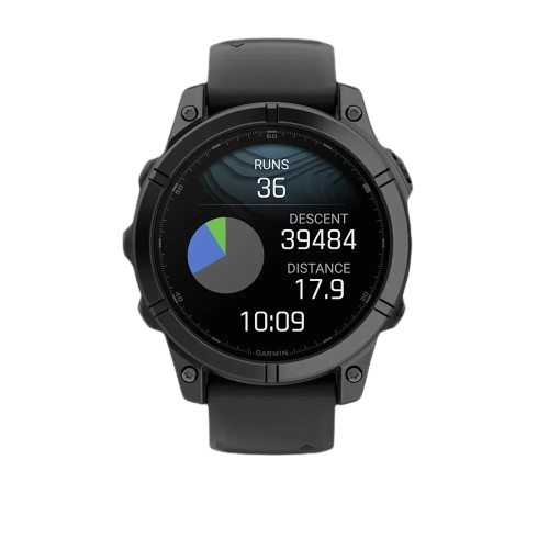 Garmin Fenix E 47mm AMOLED Slate Gray Steel with Black Silicone Band (010-03025-03/01)