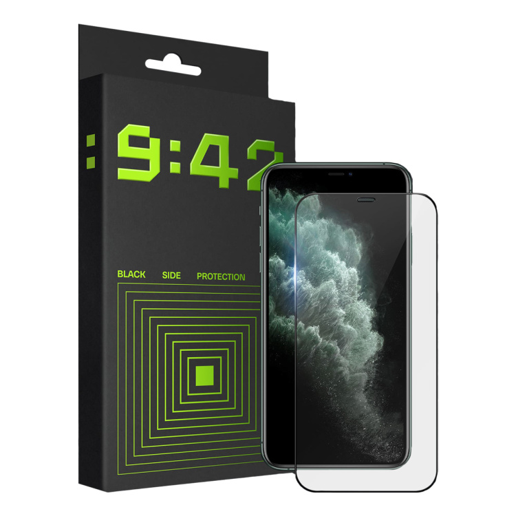 Защитное стекло 9:42 BlackSide для iPhone XS Max/11 Pro Max