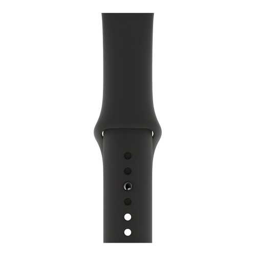 Series 4 space gray aluminum shop case black sport band 40mm