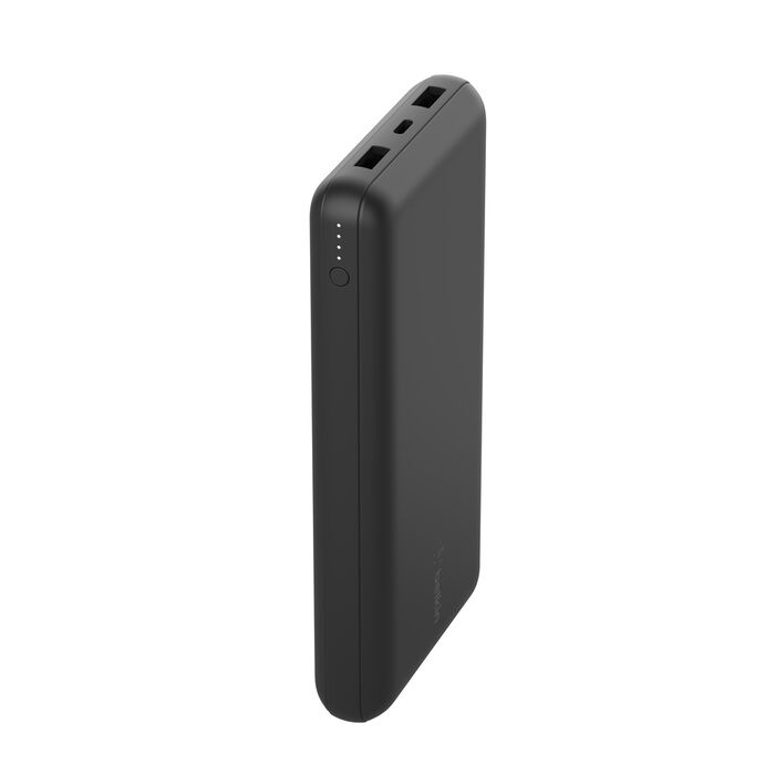 Зарядний пристрій Power Bank Belkin 20000mAh, 15W, Dual USB-A, USB-C (Black) (BPB012BTBK)