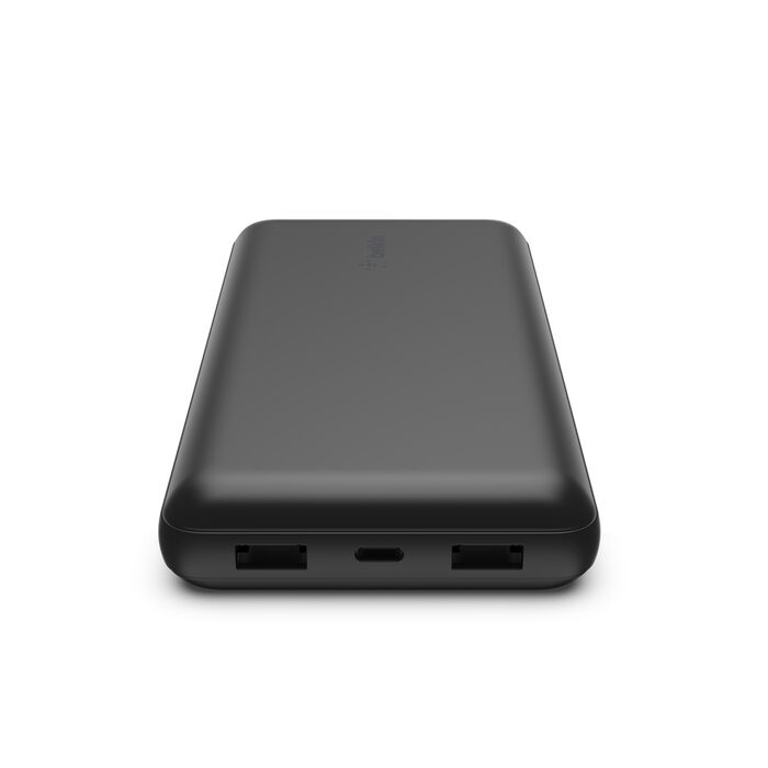 Зарядний пристрій Power Bank Belkin 20000mAh, 15W, Dual USB-A, USB-C (Black) (BPB012BTBK)