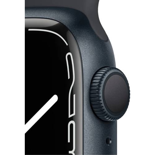 Apple Watch Series 7 45mm GPS Midnight Aluminum Case With Midnight Sport Band (MKN53) бу
