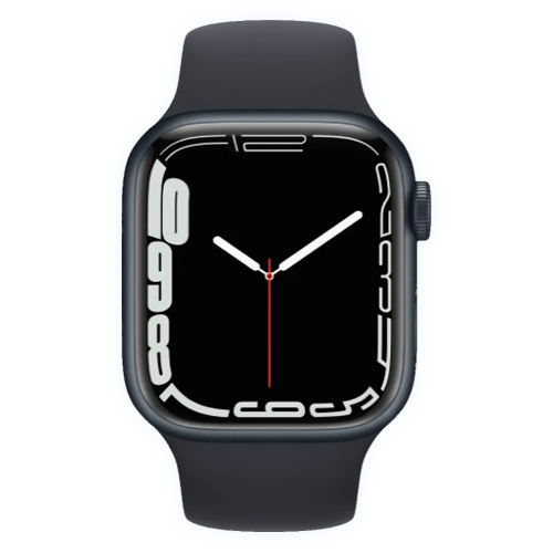 Apple Watch Series 7 45mm GPS Midnight Aluminum Case With Midnight Sport Band (MKN53) бу/Open Box