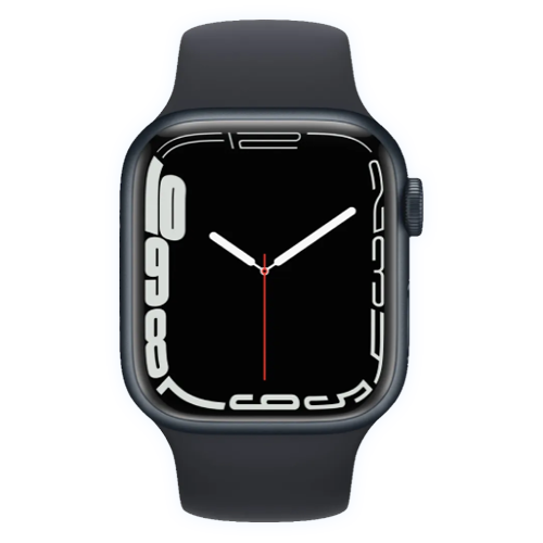 Apple Watch Series 7 45mm GPS Midnight Aluminum Case With Midnight Sport Band (MKN53) бу