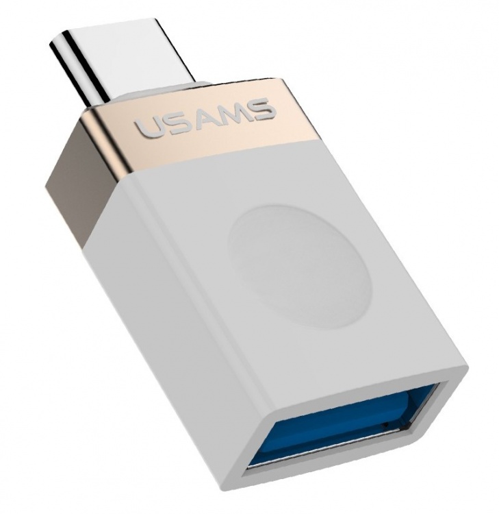 Адаптер Usams USB-C to USB3.1 (Gold)