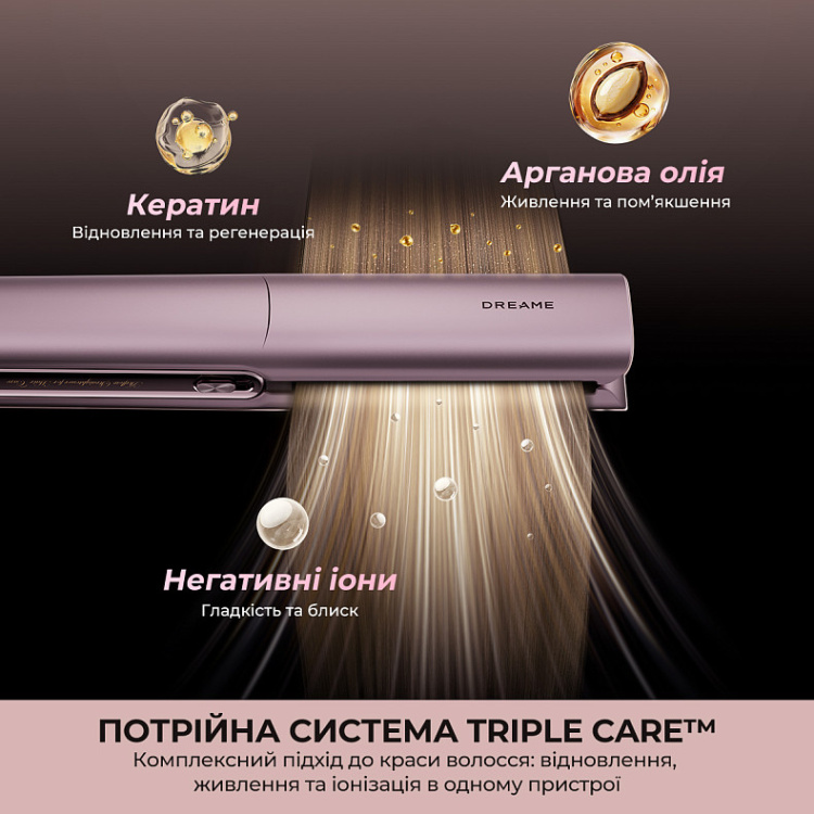 Фен-випрямляч Dreame Aero Straight Pro Rosy Purple (AMS02A-RP)