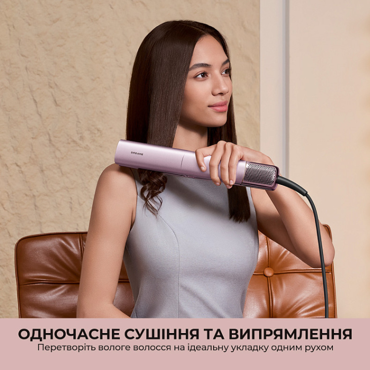 Фен-випрямляч Dreame Aero Straight Pro Rosy Purple (AMS02A-RP)