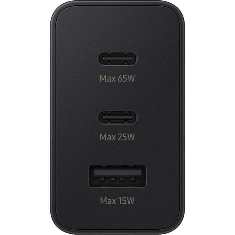 Блок живлення Samsung 65W Power Adapter Trio Black (EP-T6530NBEGEU)