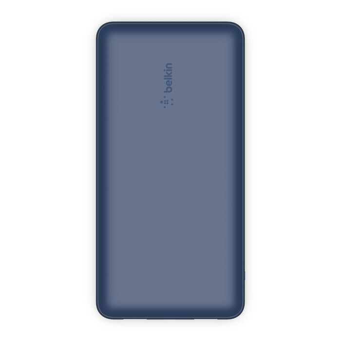 Зарядний пристрій Power Bank Belkin 20000mAh, 15W, Dual USB-A, USB-C (Blue) (BPB012BTBL)