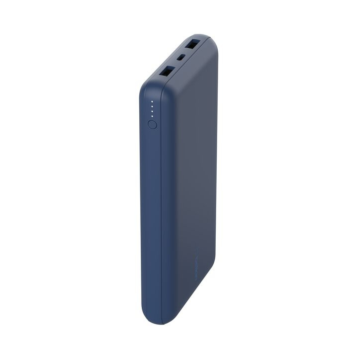 Зарядний пристрій Power Bank Belkin 20000mAh, 15W, Dual USB-A, USB-C (Blue) (BPB012BTBL)