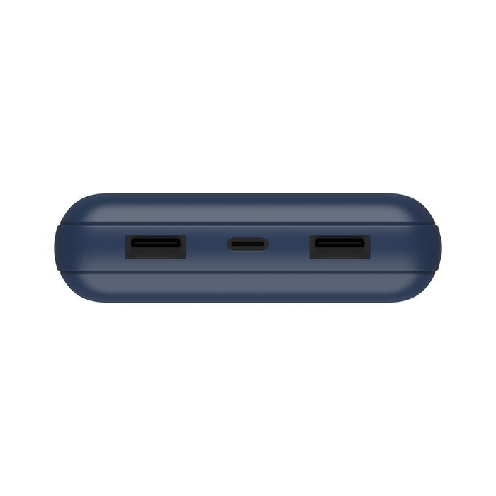 Зарядний пристрій Power Bank Belkin 20000mAh, 15W, Dual USB-A, USB-C (Blue) (BPB012BTBL)