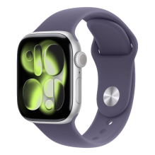 Apple Watch Series 11 GPS, 42mm Silver Aluminum Case with Purple Fog Sport Band - M/L (MEU74)  Apple Watch Series 11 GPS, 42mm Silver Aluminum Case with Purple Fog Sport Band - M/L (MEU74)