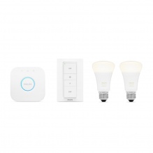 Philips Hue White Ambiance A19 Starter Kit
