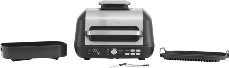 Гриль Ninja Foodi MAX Health MultiGrill & Air Fryer з Сooking probe AG651EU (UA)