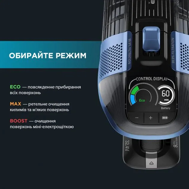 Аккумуляторный пылесос Rowenta X-Force Flex 14.60 RH9990WO (UA)