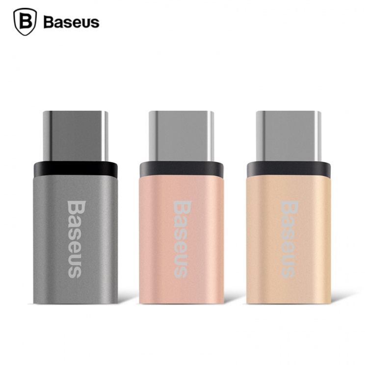 Адаптер Baseus USB-C to Micro USB2.0 (Rose Gold)