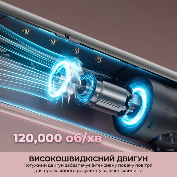 Фен-випрямляч Dreame Aero Straight Pro Pink Gold (AMS02A-PG)