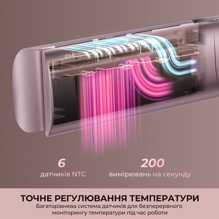 Фен-випрямляч Dreame Aero Straight Pro Pink Gold (AMS02A-PG)