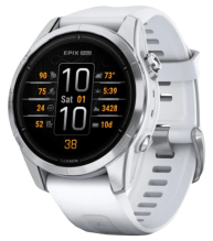 Garmin Epix Pro 2 Standard 42mm Silver with Whitestone Band (010-02802-00/01)