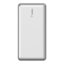 Зарядний пристрій Power Bank Belkin 20000mAh, 15W, Dual USB-A, USB-C (Gray) (BPB012BTGY)