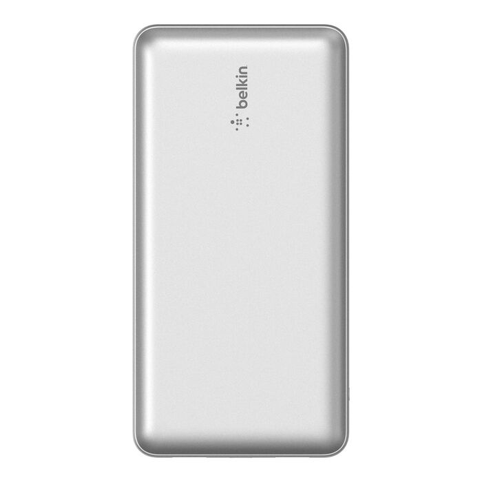 Зарядний пристрій Power Bank Belkin 20000mAh, 15W, Dual USB-A, USB-C (Gray) (BPB012BTGY)