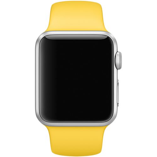 Ремінець для Apple Watch 42/44mm Sport Series 1:1 Original (Yellow) Ремінець для Apple Watch 42/44mm Sport Series 1:1 Original (Yellow)