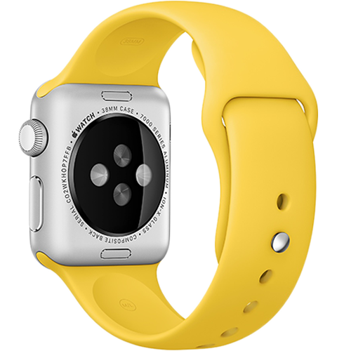 Ремінець для Apple Watch 42/44mm Sport Series 1:1 Original (Yellow) Ремінець для Apple Watch 42/44mm Sport Series 1:1 Original (Yellow)