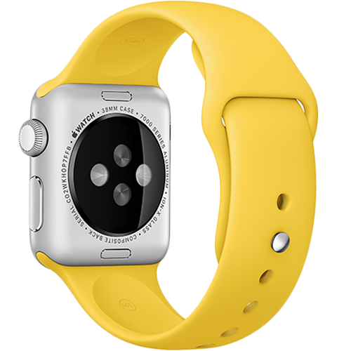 Ремешок для Apple Watch 42/44mm Sport Series 1:1 Original (Yellow)