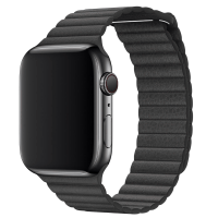 Ремінець для Apple Watch 38/40mm Leather Loop Series 1:1 Original (Black)