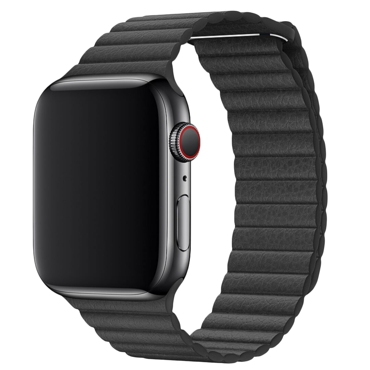 Ремешок для Apple Watch 38/40mm Leather Loop Series 1:1 Original (Black)