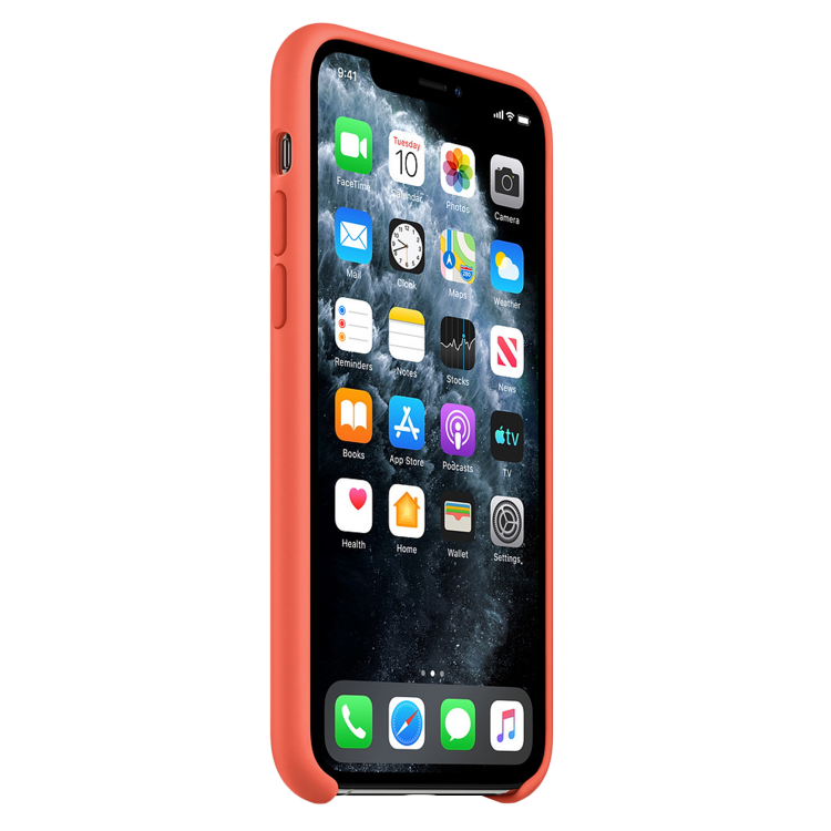 Чехол Smart Silicone Case для iPhone 11 Pro Original (FoxConn) (Clementine Orange)