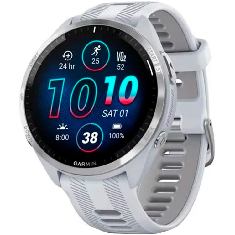 Garmin Forerunner 965 Titanium Bezel, Whitestone Case (010-02809-01/11)