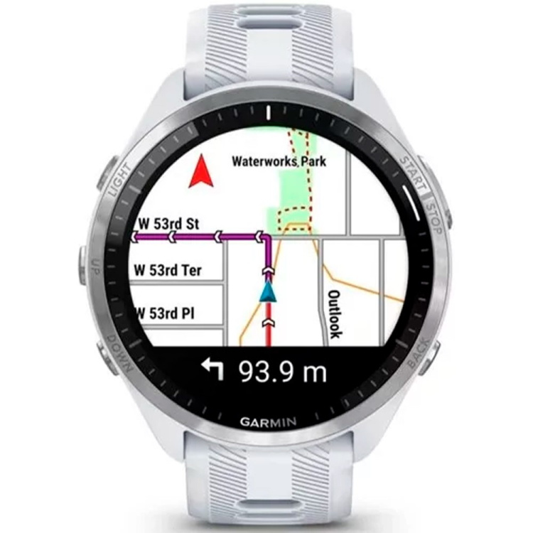 Garmin Forerunner 965 Titanium Bezel, Whitestone Case (010-02809-01/11)