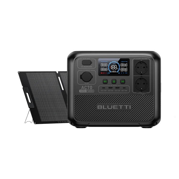 Зарядна станція BLUETTI AC70 1000W (768 Вт/г)