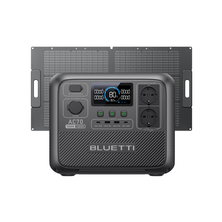 Зарядна станція BLUETTI AC70 1000W (768 Вт/г)
