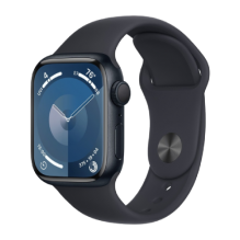 Apple Watch Series 9 41mm GPS Midnight Aluminum Case with Midnight Sport Band (S/M) MR8W3 Open Box