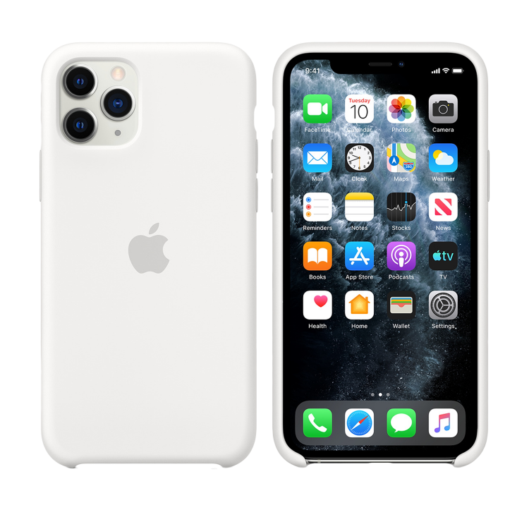 Чохол Smart Silicone Case для iPhone 11 Pro Original (FoxConn) (White)