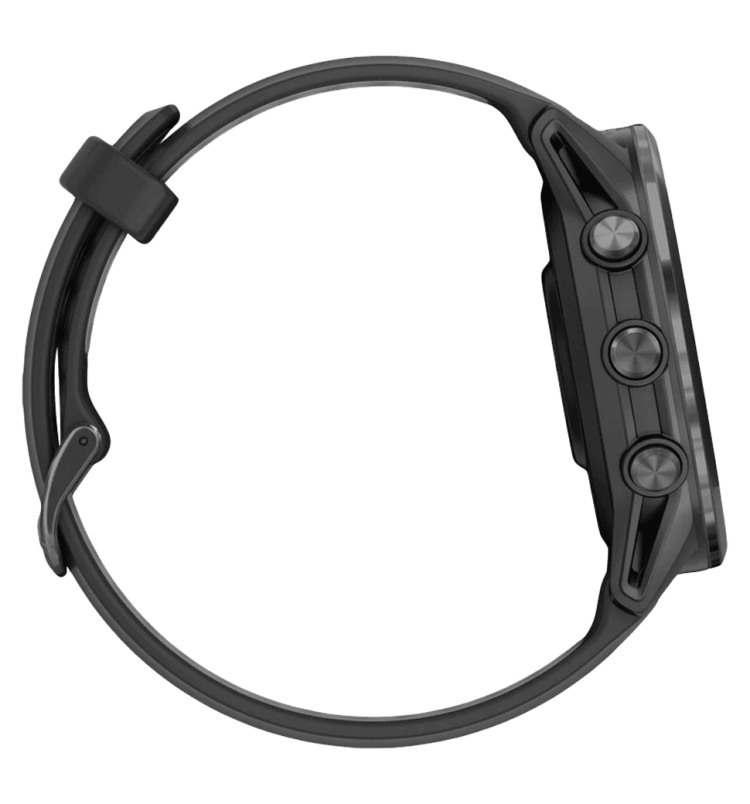 Garmin Forerunner 970 Carbon Gray DLC Titanium with Black Case and Black/Translucent Whitestone Band (010-02969-00/10)
