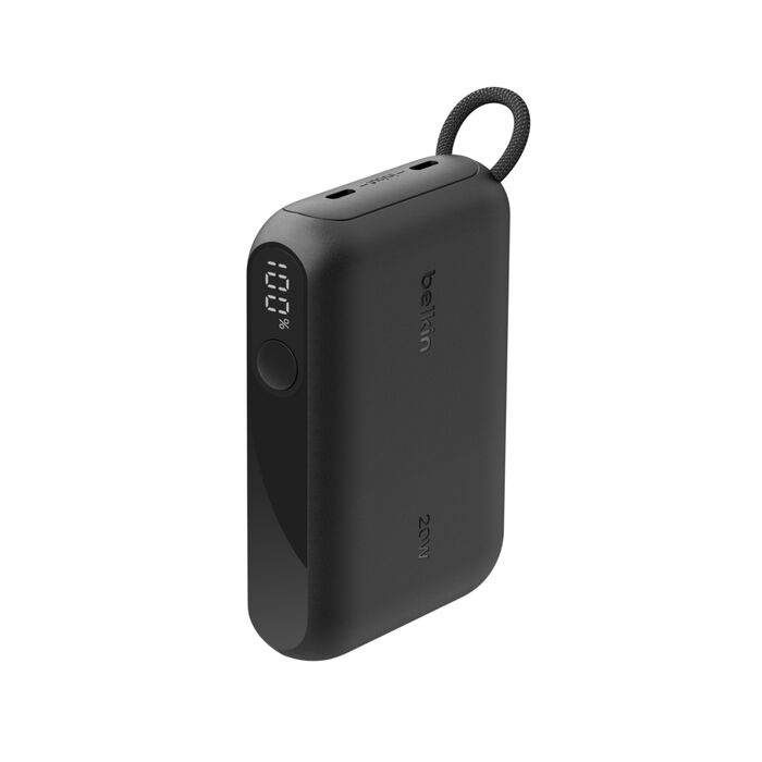 Зарядний пристрій Power Bank Belkin 10000мАh, 20W, with Display (Black) (BPB027HQBK)