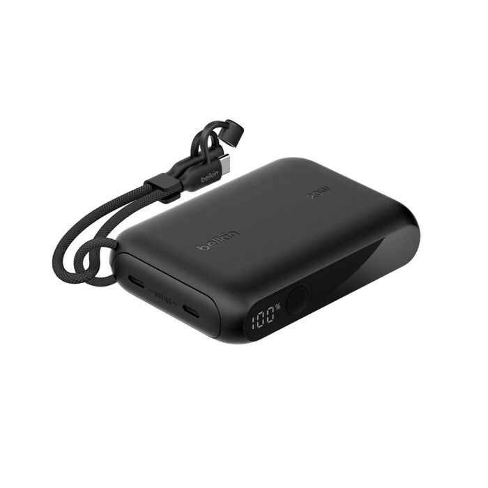 Зарядний пристрій Power Bank Belkin 10000мАh, 20W, with Display (Black) (BPB027HQBK)