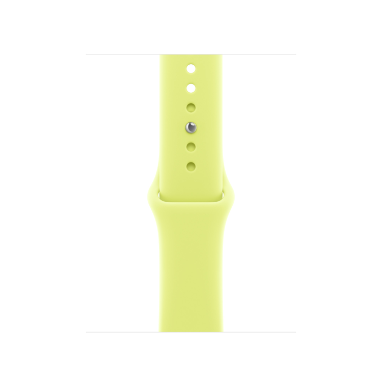 Ремінець Apple Sport Band для Apple Watch 44/45/46/49mm Neon Yellow M/L S11 Ремінець Apple Sport Band для Apple Watch 44/45/46/49mm Neon Yellow M/L S11